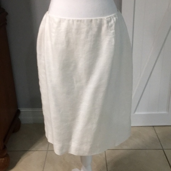 Lauren Ralph Lauren White linen skirt - Picture 1 of 6